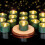 Bougies chauffe-plat LED blanc chaud à piles, lot de 24 1