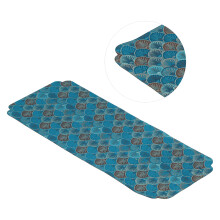Sottobicchiere blu purpureo 50x20cm broccato cinese