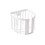 White Toilet Paper Holder, Wall Mount 1