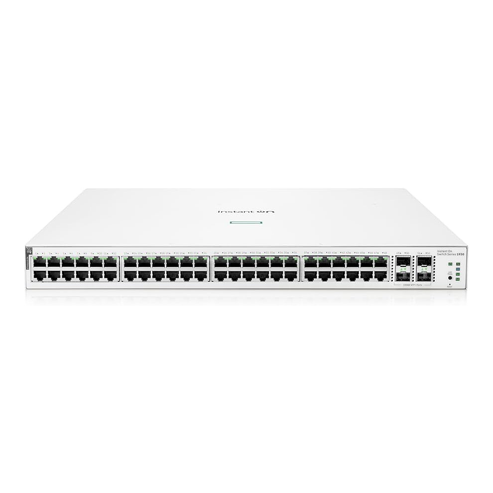 Hpe Aruba Switch Instant On 1960 48P Gigabit Cl4 4Sfp+ Poe+ 370W Jl686b 190017593647
