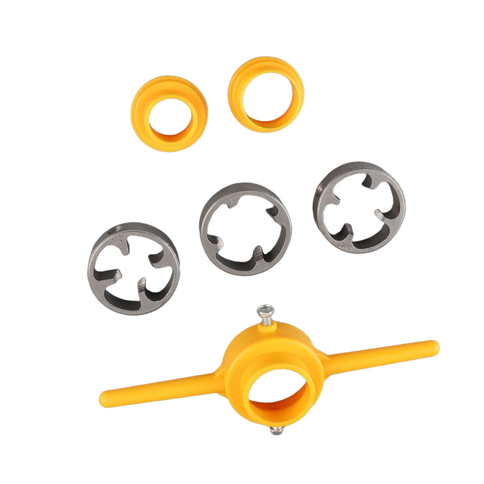 NPT PVC Pipe Thread Die Set 3 Piece