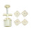 Hand Pressed Mooncakes Molds Pastries Baking Molds Cookie-50G 1