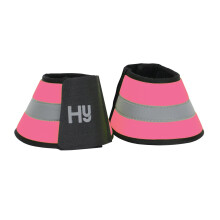 (Pony, Pink) HyVIZ Reflector Horse Overreach Boots