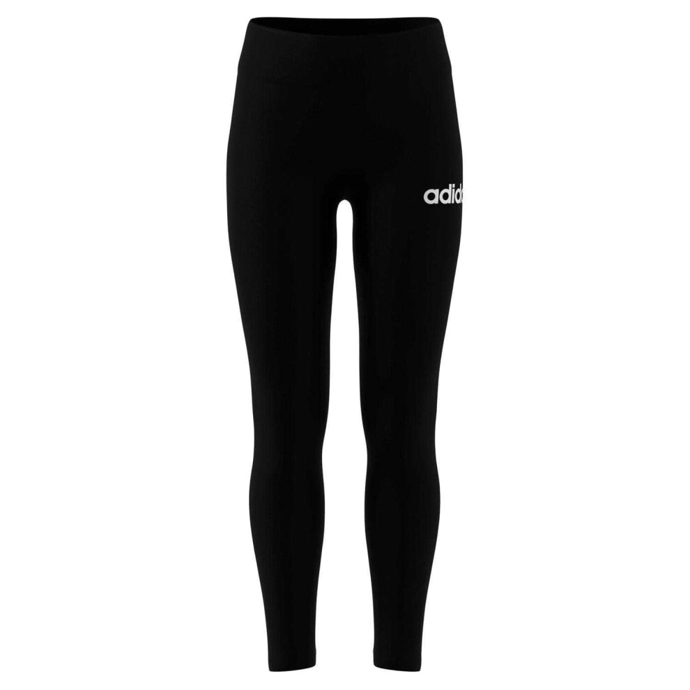 Adidas (11-12 Years, /White) Girls Essentials Linear Leggings Black