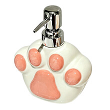 Fun Cats Paws Vorm Keramische Zeepfles Drukpomp Zeephouder voor