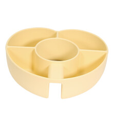 Séparateur de nourriture lavable pour tasses de 30 oz-jaune