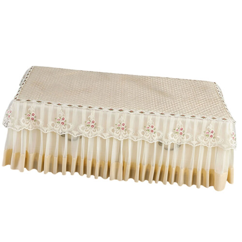 Base antidérapante décorative de couverture de table à thé-Beige