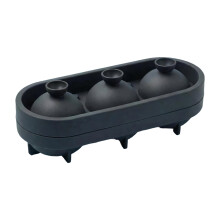 Machine à glaçons en Silicone en forme de balle de Tennis à-Noir