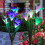 Luci solari a LED impermeabili a forma di giglio per esterni (2 pezzi) 1