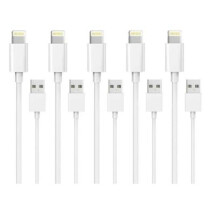 5 kpl 1M Lightning-laturi yhteensopivaan iPhoneen