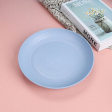 Assiettes plates en paille de blé, lot de 23 cm