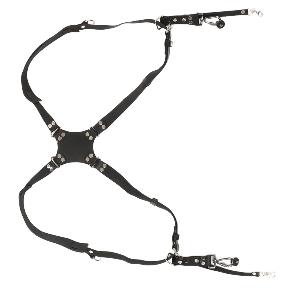 Vintage Leather Dual Camera Harness-image-OPC-PV7FTPY-NEW