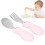 Pink Toddler Fork & Spoon Set Stainless Steel 1