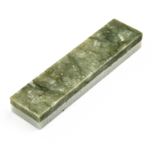 Conjunto de pedras de polimento de grãos 8000 e 10000, brancas e verdes.