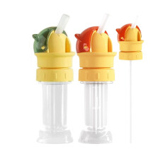 Children's Reusable Water Bottle Straw Lid 2 Pcs