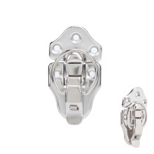 Loquet et pêne 5 ensembles Alliage 38x69 mm Nickel blanc