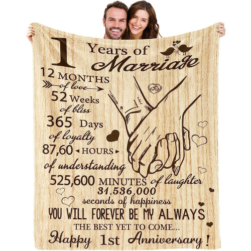 Coperta romantica per anniversario, 76x102 cm