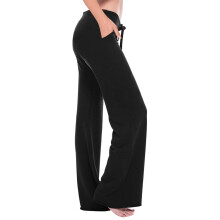 Women's Cargo Pants High Waist Fashion Flared-Black XXXL