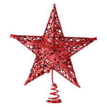 Étoile de Noël en fer à paillettes pentagramme 1 pièce