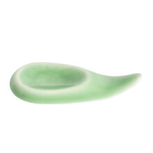 Repose-couverts en céramique vert prune 10,1 x 4,6 x 1,4 cm