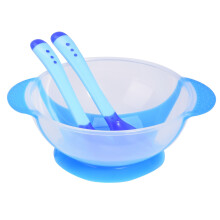 Baby Mealtime Sucker Bowl Blue