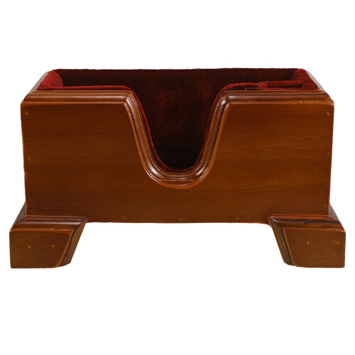 Support Violon En Bois Marron, Base Anti-Basculement Stable