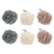 6Pcs Bath Scrubber Sponge for Body Gentle Exfoliating Shower Loofahs