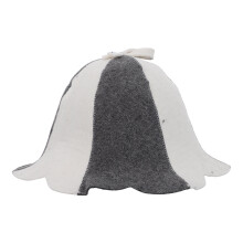 Breathable Wool Felt Sauna Hat for Spa Shower Hair Protection