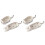 4Pcs Ceramic Small Sauce Dish Multi-Color for Sushi Dipping and Snacks 1