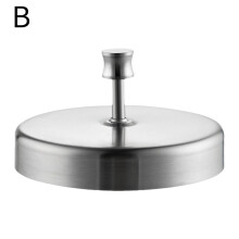 Molde de acero inoxidable para pastel de carne, juego de 2 piezas
