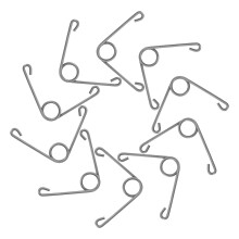 10Stk Handrebscheren Feder Für Gartenwerkzeug Silber