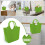 Silicone Collapsible Storage Basket 30x26x8cm 1