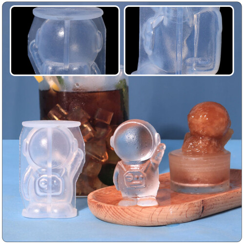 Moule DIY Silicone Astronaute Pour Glace Ornements 2