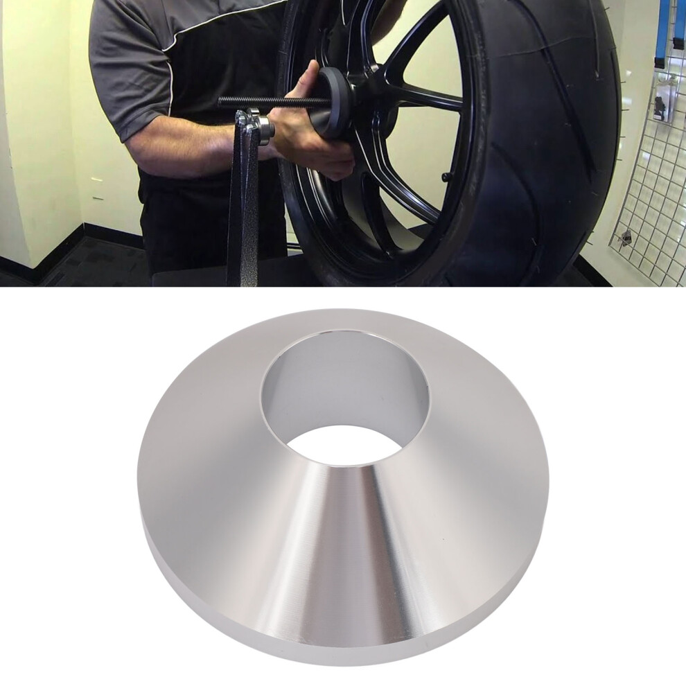 Billet Aluminium Wheel Balancer Hold Down Cone Silver 7790334094365