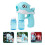 2Sets Cartoon Dolphin Electric Bubble Blower Durable Blue 7