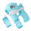 2Sets Cartoon Dolphin Electric Bubble Blower Durable Blue 10