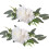 2 stuks creatief bloemontwerp gordijn tiebacks-Type A wit 1