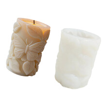 Butterfly Embossing Cylindrical Silicone Mould For Making-1
