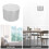 Silver Fabric Pendant Lamp Shade for Soft Ambiance 5