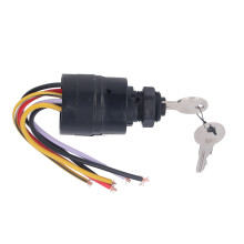Marine Push to Choke Ignition Key Switch