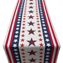 Historische patriotische Tischdecke 185 x 35 cm,-185x35cm