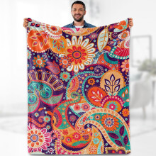Pensionisttæppe i fleece, 125x150 cm