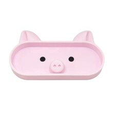 Multifunktionaler Brillen-Organizer mit Schwein-Motiv,-Rosa