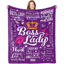 Boss Day-teppe til ham, 50 x 60 tommer, morsomt og kult