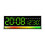 Colorful Changing Digital Clock with Sound-Black Green 1