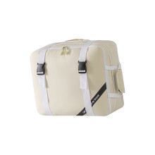 Robuuste stoffen opbergzakken met handgrepen voor-Beige S