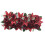 Artificial Rose Flower Arrangement For Dining Room-Red 1