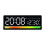 Interactieve LED-displayklok Stijlvolle digitale-Zwart Wit 1