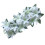 Artificial Rose Flower Arrangement For Dining Room-White 1