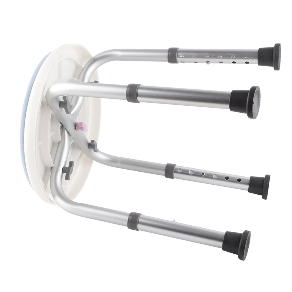 Adjustable Shower Stool Aluminium Round
